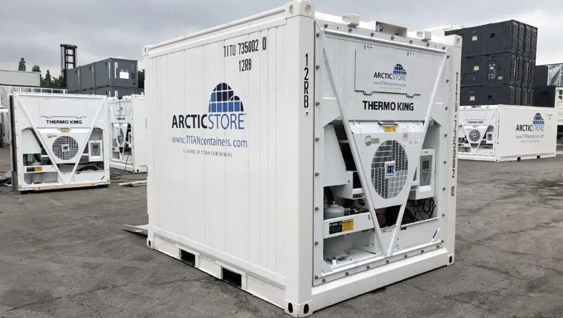 10-stopový chladiaci kontajner ArcticStore – prenájom chladiaceho skladu