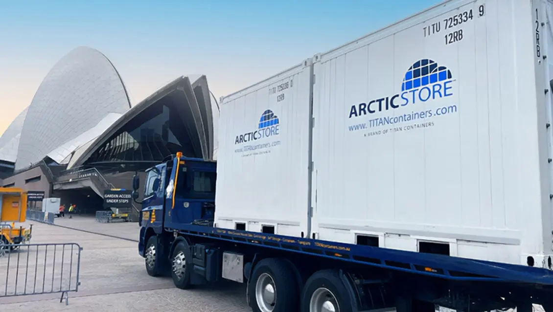 10-stopový chladiaci kontajner ArcticStore – prenájom chladiaceho skladu