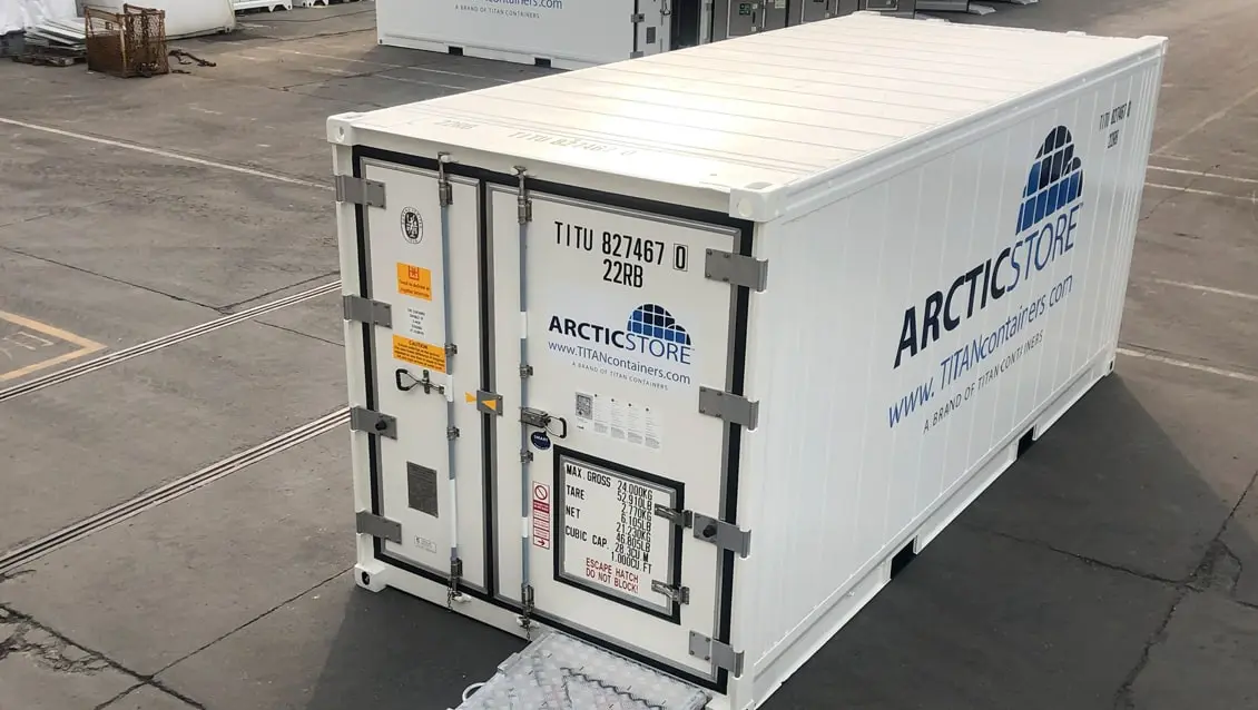 20-stopové chladiace kontajnery ArcticStore na prenájom – chladiace kontajnery