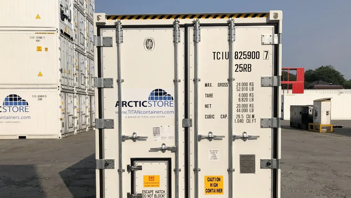 20-stopový mrazací kontajner Arctic UltraFreezer na prenájom