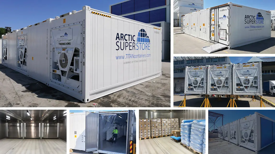 20ft Arctic SuperStore – Modulárne chladiace miestnosti na prenájom na Slovensku