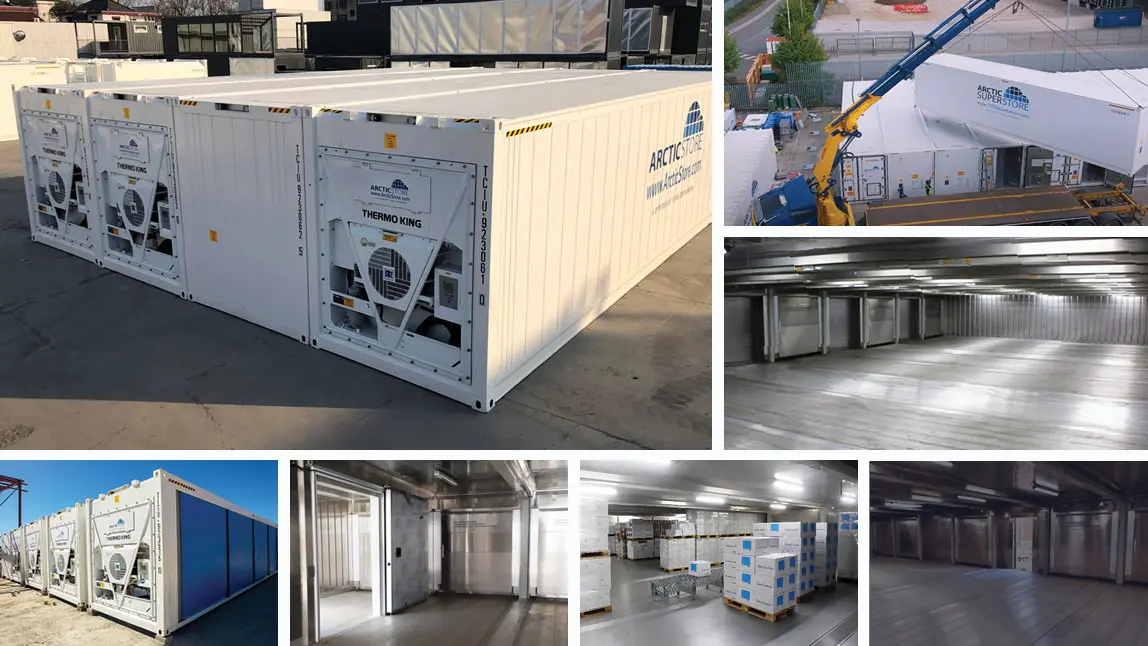 40ft Arctic SuperStore – Modulárne chladiace miestnosti na prenájom na Slovensku