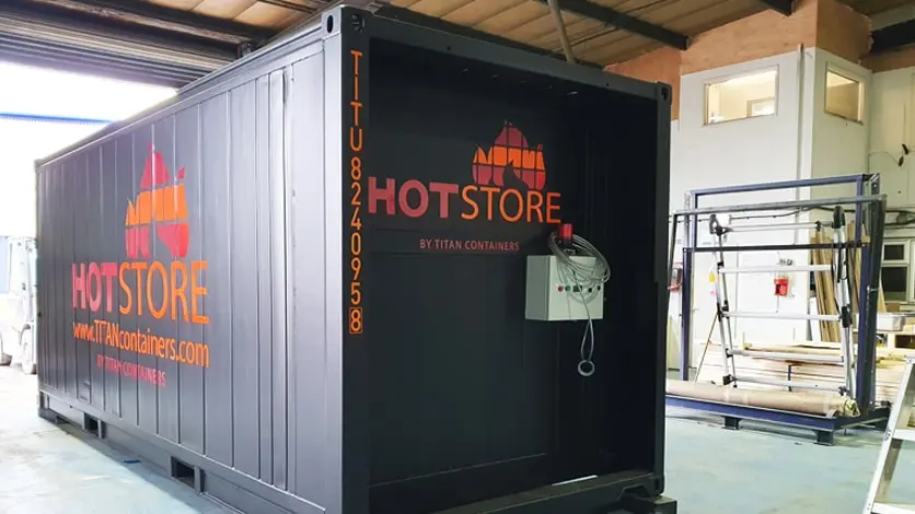 Vyhrievaný sklad Arctic Hotstore – 20-stopové horúce skladovacie kontajnery na prenájom