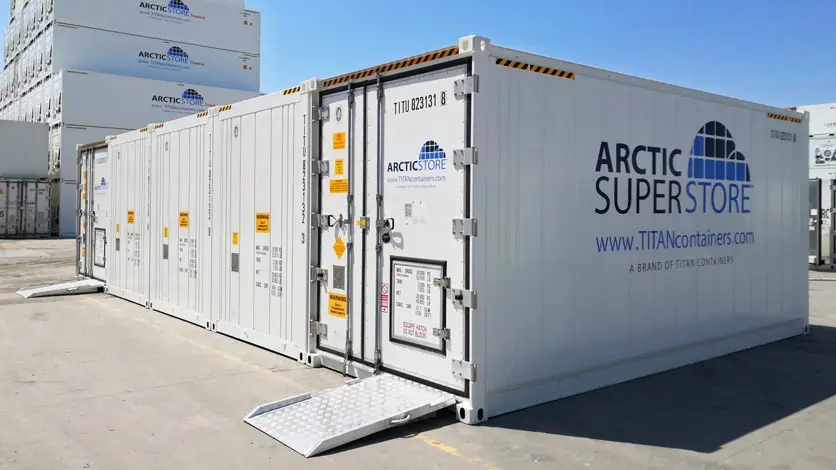 Modulárny chladiaci sklad Arctic SuperStore – Chladiace kontajnery na prenájom