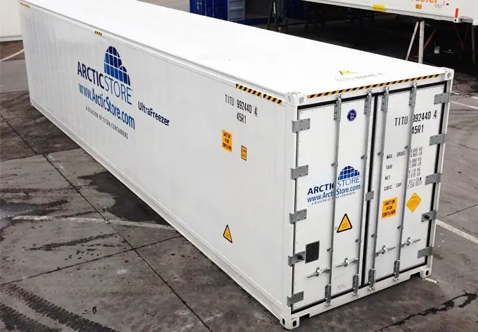 Mraziarenský sklad Arctic Ultrafreezer – Veľmi nízke teploty – Kontajnery na prenájom