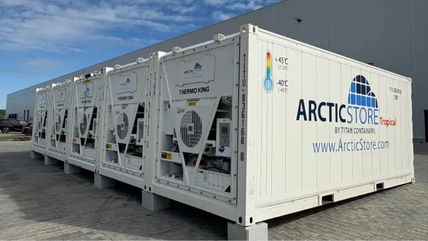 ArcticStore Chladné Skladovanie - Chladiace kontajnery na prenájom