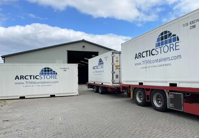 Chladiarenský sklad ArcticStore – 20-stopové chladiarenské kontajnery na prenájom