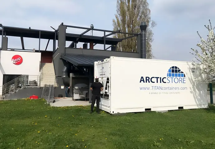 Chladiarenský sklad ArcticStore – 20-stopové chladiarenské kontajnery na prenájom