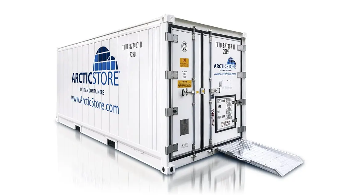 Chladiace kontajnery – ArcticStore 20-stopový chladiaci sklad