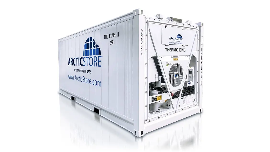 Chladiace kontajnery – ArcticStore 20-stopový chladiaci sklad