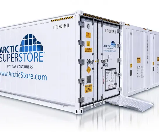 Arctic SuperStore – chladiaci sklad. Chladiace kontajnery.