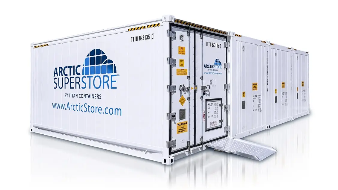 Arctic SuperStore – chladiaci sklad. Chladiace kontajnery.
