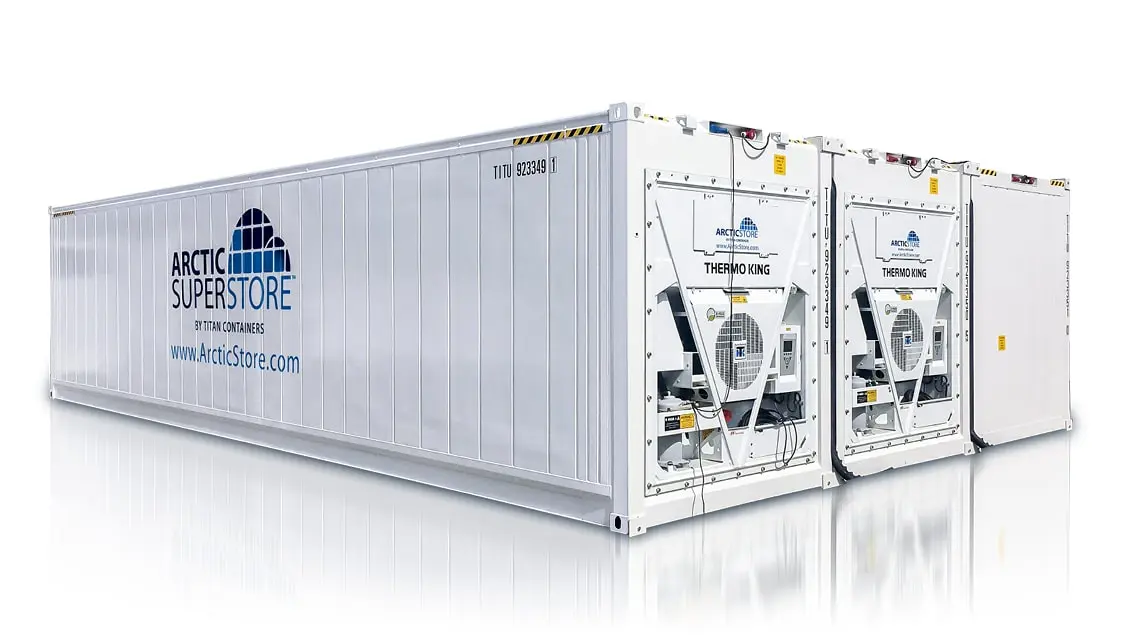 Arctic SuperStore – chladiaci sklad. Chladiace kontajnery.