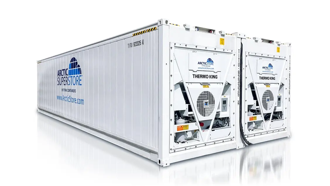 Arctic SuperStore – chladiaci sklad. Chladiace kontajnery.