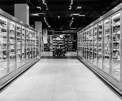 Sektor-supermarketov a maloobchodu – chladiaci sklad