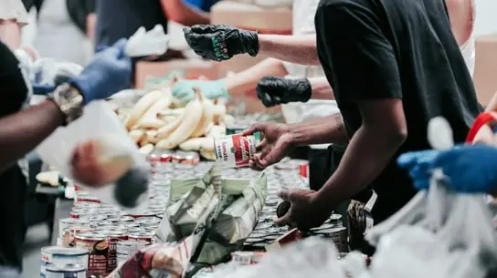 Bezpečné skladovanie pre potravinovú banku v Yorkshire