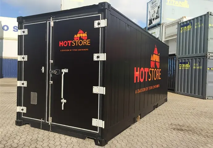 Vyhrievaný sklad HotStore – 20-stopové vyhrievané izotermické skladové kontajnery na prenájom