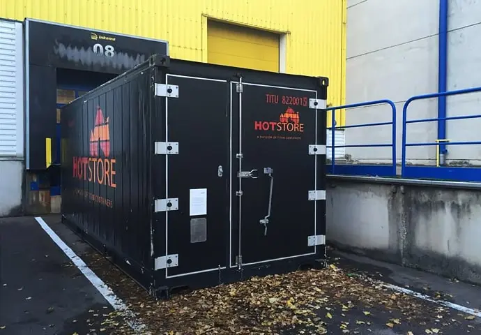Vyhrievaný sklad HotStore – Regulácia teploty – Izotermické kontajnery na prenájom