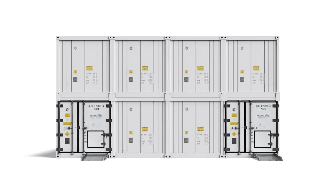 Arctic MegaStore vysokokapacitné modulárne riešenie chladeného skladovania od TITAN Containers.